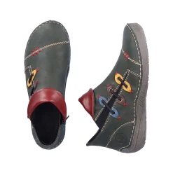 Rieker Low Shoes & Slippers-Women'S Slippers Olive Green