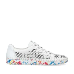 Rieker Colorful Styles-Women'S Slippers Old White