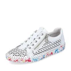 Rieker Colorful Styles-Women'S Slippers Old White
