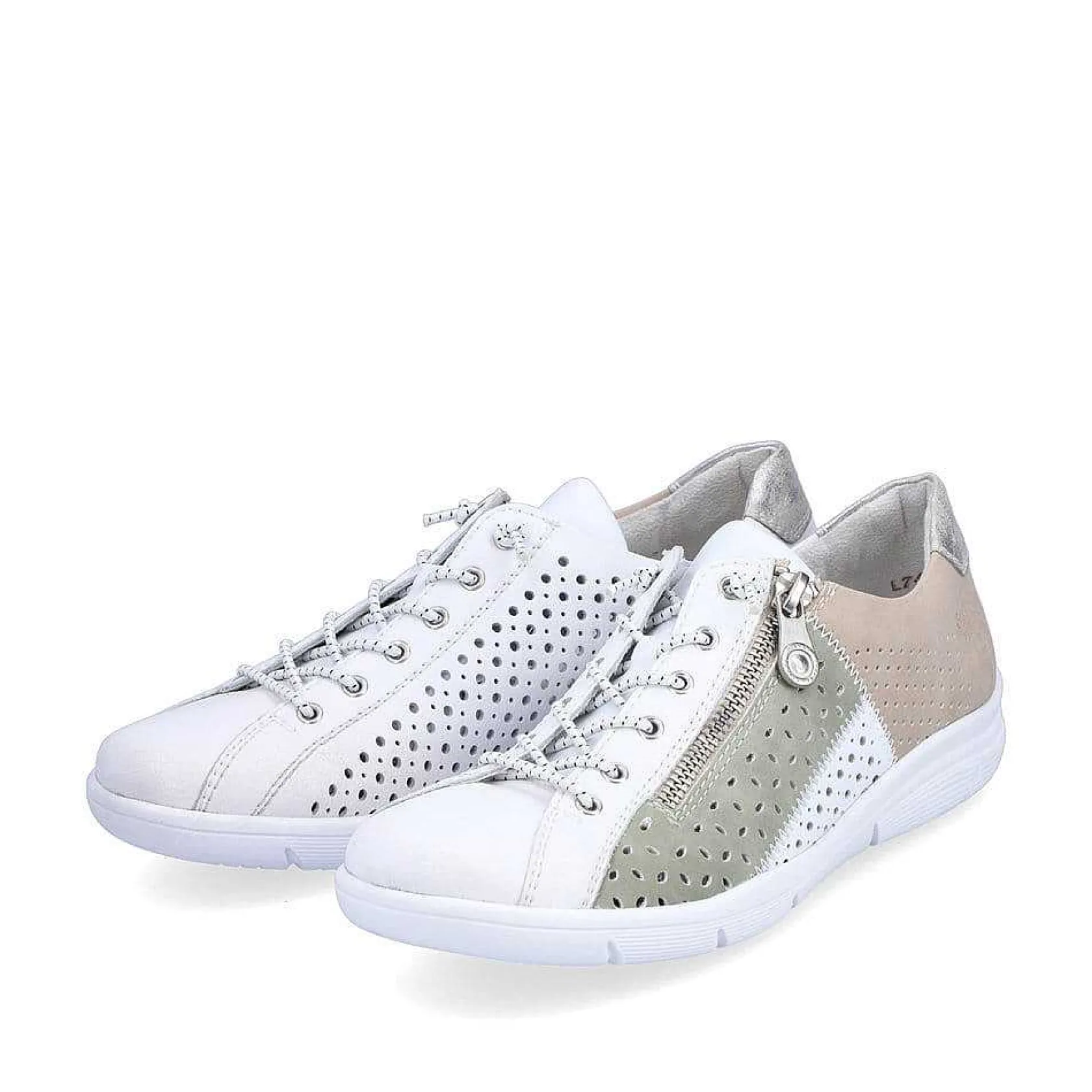 Rieker Low Shoes & Slippers-Women'S Slippers Pearl White-Mint Green-Beige