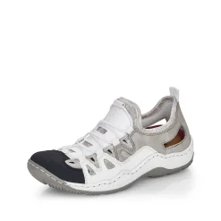 Rieker Low Shoes & Slippers-Women'S Slippers Pearl White-Gray