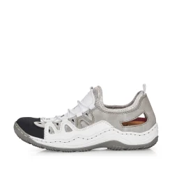 Rieker Low Shoes & Slippers-Women'S Slippers Pearl White-Gray