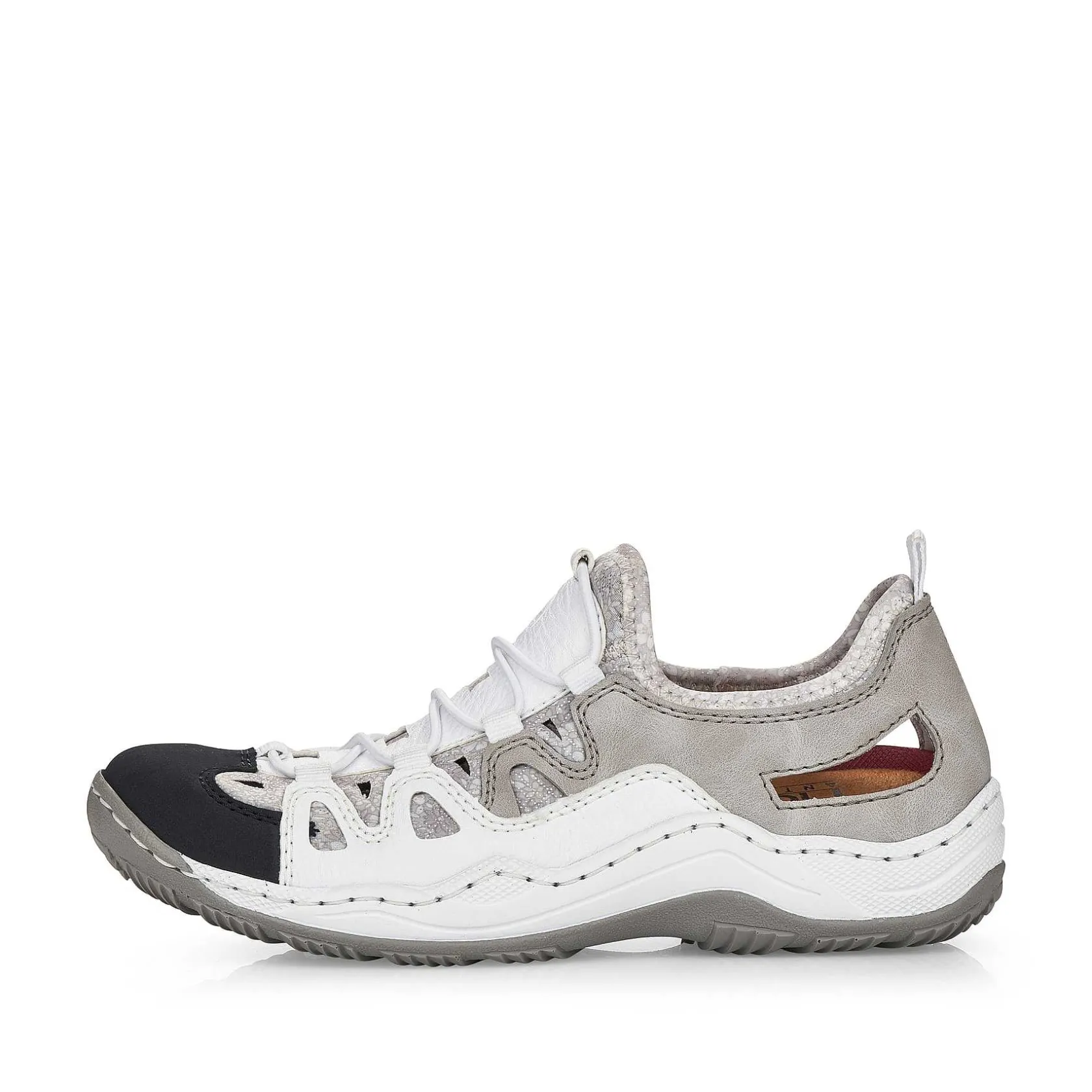 Rieker Low Shoes & Slippers-Women'S Slippers Pearl White-Gray