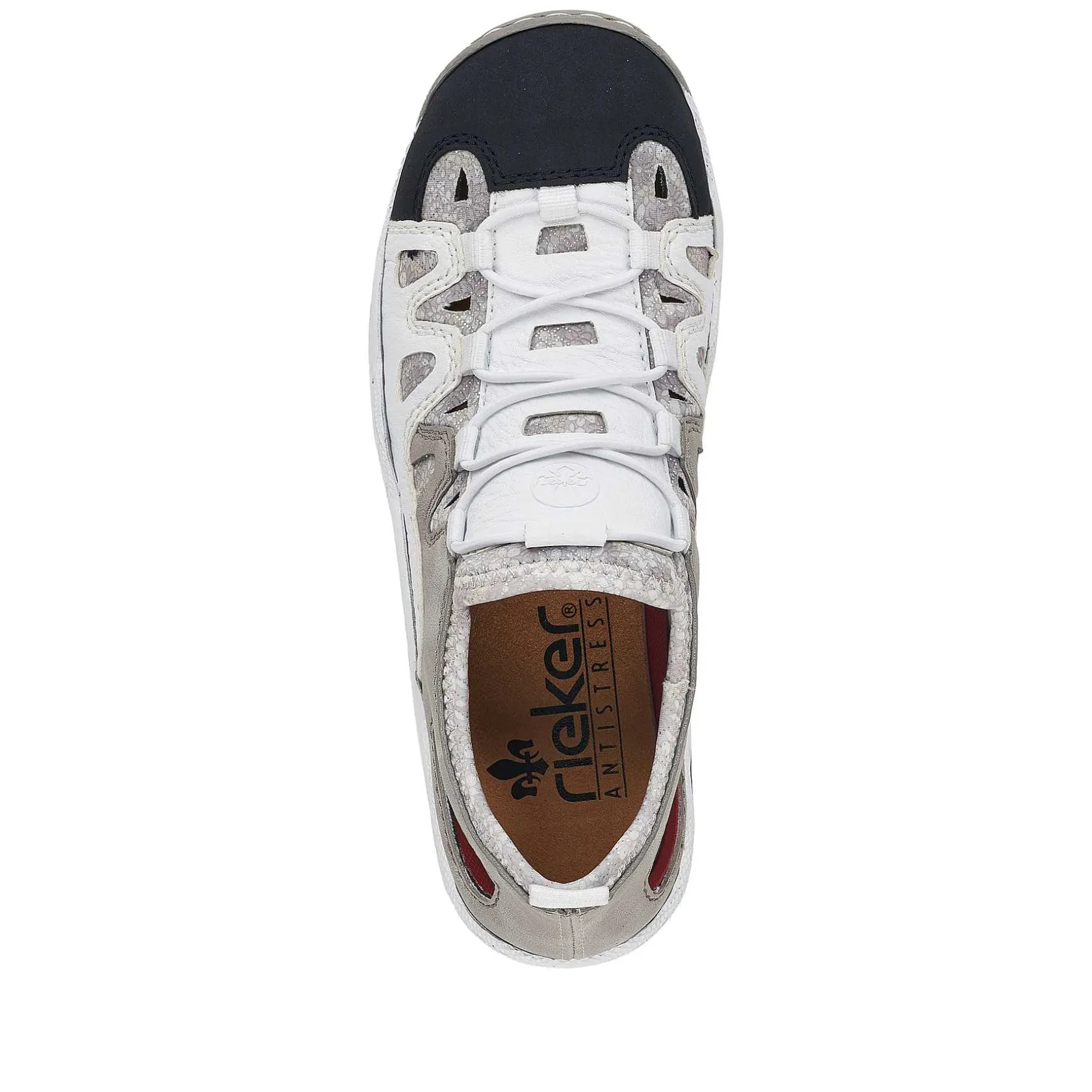 Rieker Low Shoes & Slippers-Women'S Slippers Pearl White-Gray