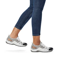 Rieker Low Shoes & Slippers-Women'S Slippers Pearl White-Gray