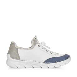 Rieker Low Shoes & Slippers-Women'S Slippers Pure White-Ocean Blue
