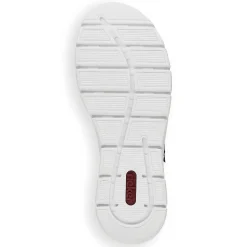 Rieker Low Shoes & Slippers-Women'S Slippers Pure White-Ocean Blue