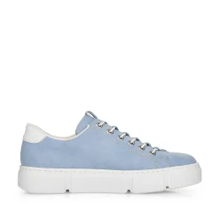 Rieker Colorful Styles-Women'S Slippers Sky Blue