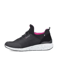 Rieker Low Shoes & Slippers-Women'S Slippers Urban-Black Flamingo-Pink