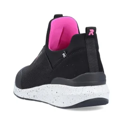 Rieker Low Shoes & Slippers-Women'S Slippers Urban-Black Flamingo-Pink