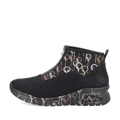 Rieker Sneakers-Women'S Sneaker High Urban Black