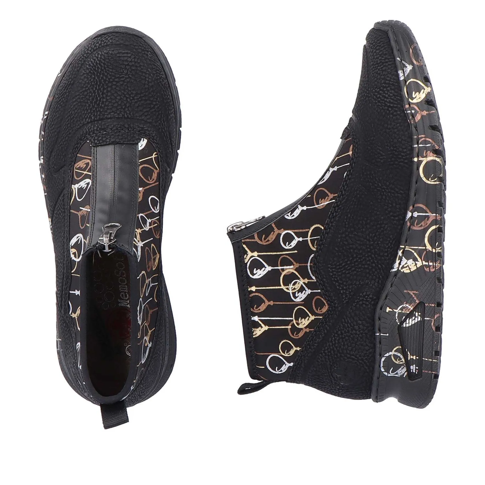 Rieker Sneakers-Women'S Sneaker High Urban Black