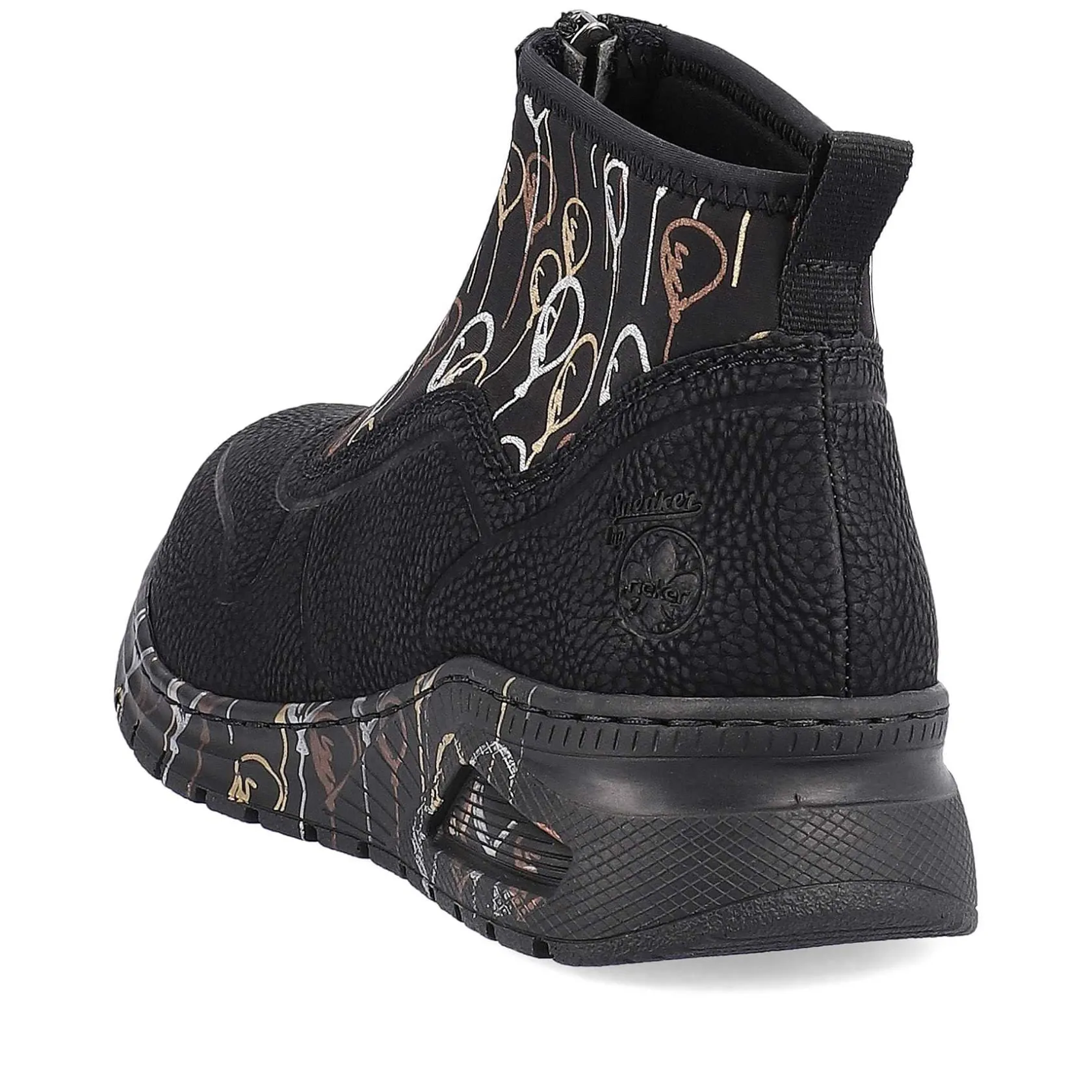 Rieker Sneakers-Women'S Sneaker High Urban Black