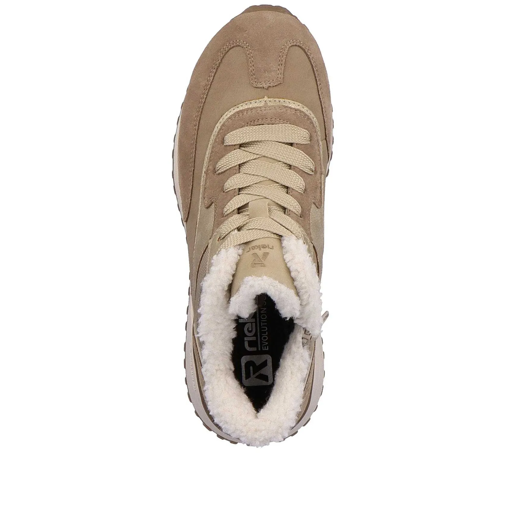 Rieker Sneakers-Women'S Sneaker High Champagne Beige
