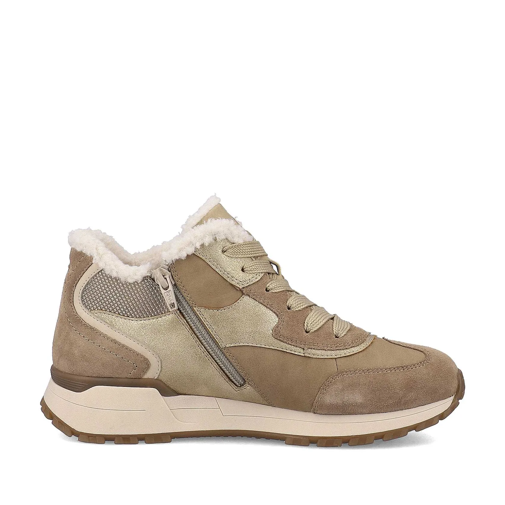 Rieker Sneakers-Women'S Sneaker High Champagne Beige