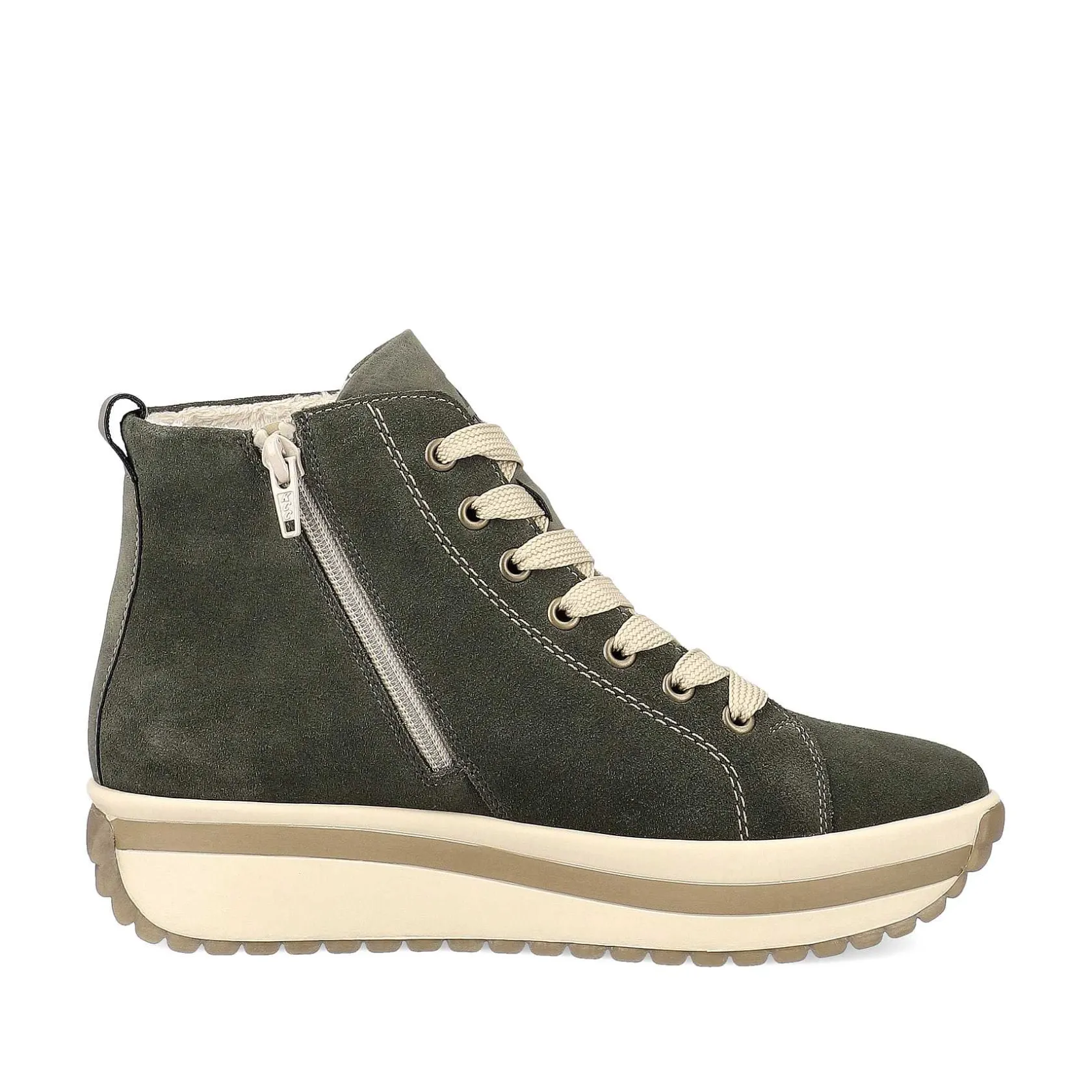 Rieker Sneakers-Women'S Sneaker High Khaki