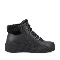 Rieker Sneakers-Women'S Sneaker High Deep Black