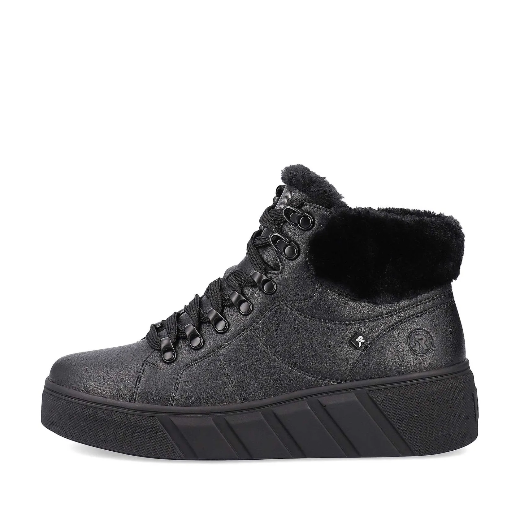 Rieker Sneakers-Women'S Sneaker High Deep Black