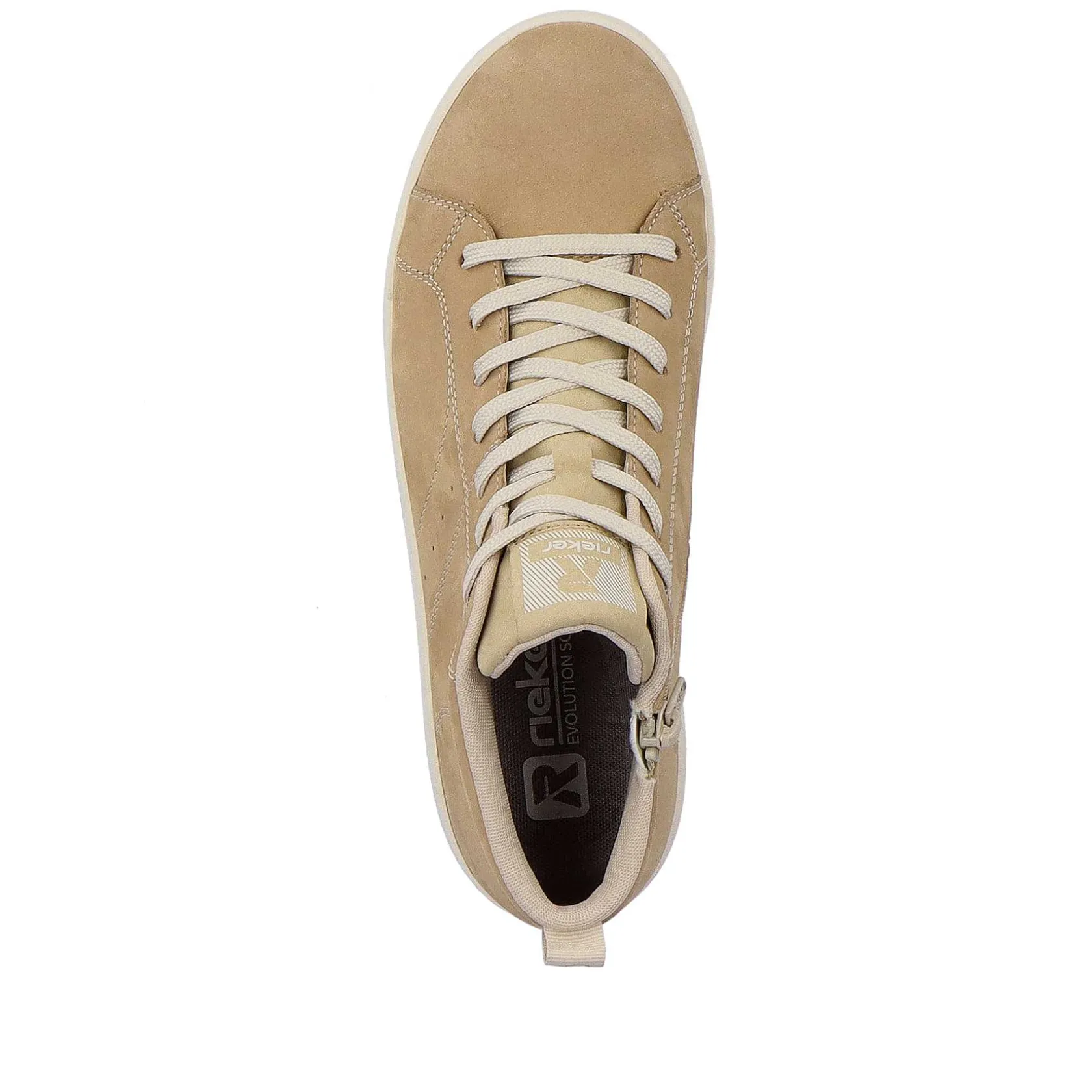 Rieker Sneakers-Women'S Sneaker High Cream Beige