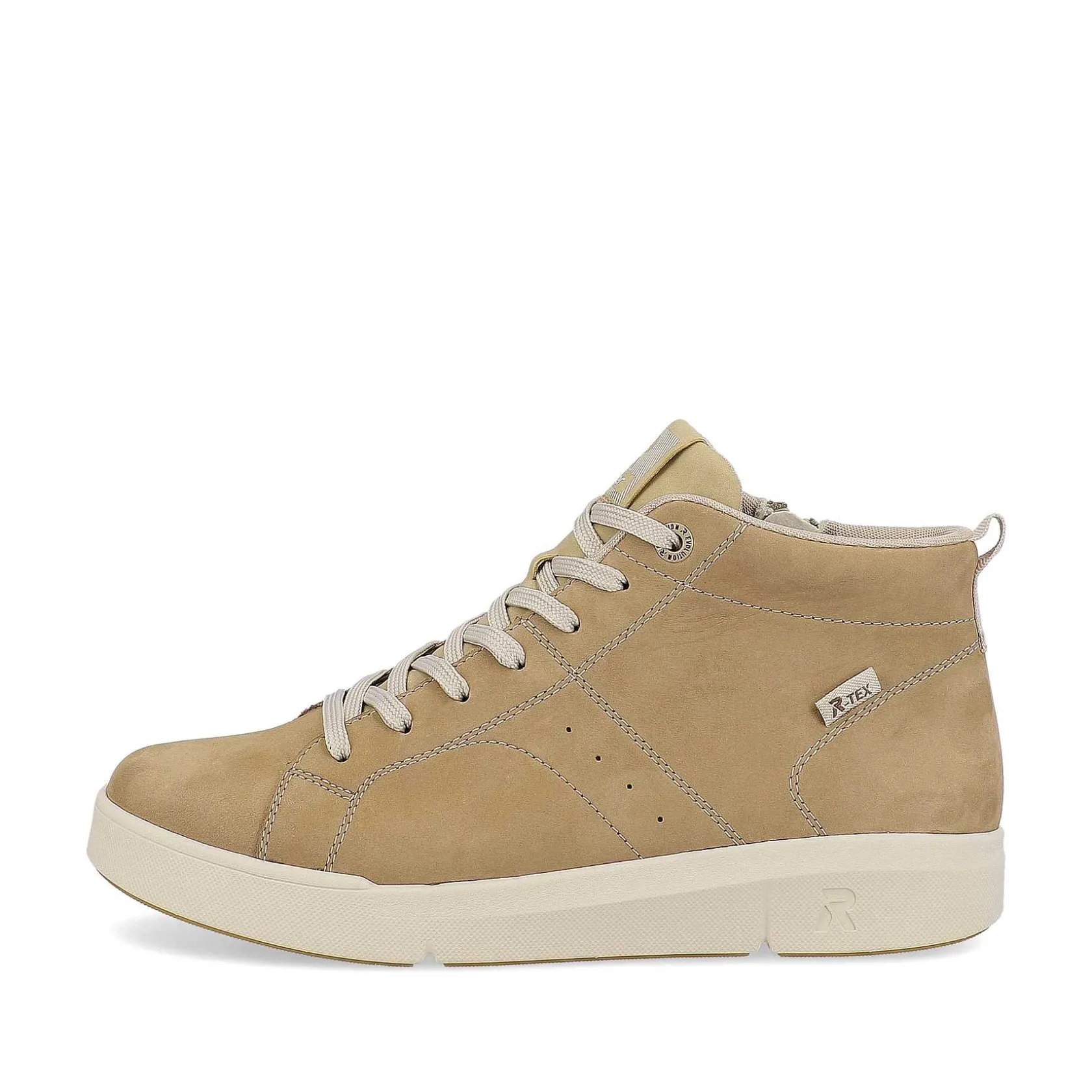 Rieker Sneakers-Women'S Sneaker High Cream Beige