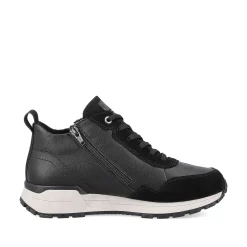 Rieker Sneakers-Women'S Sneaker High Steel Black
