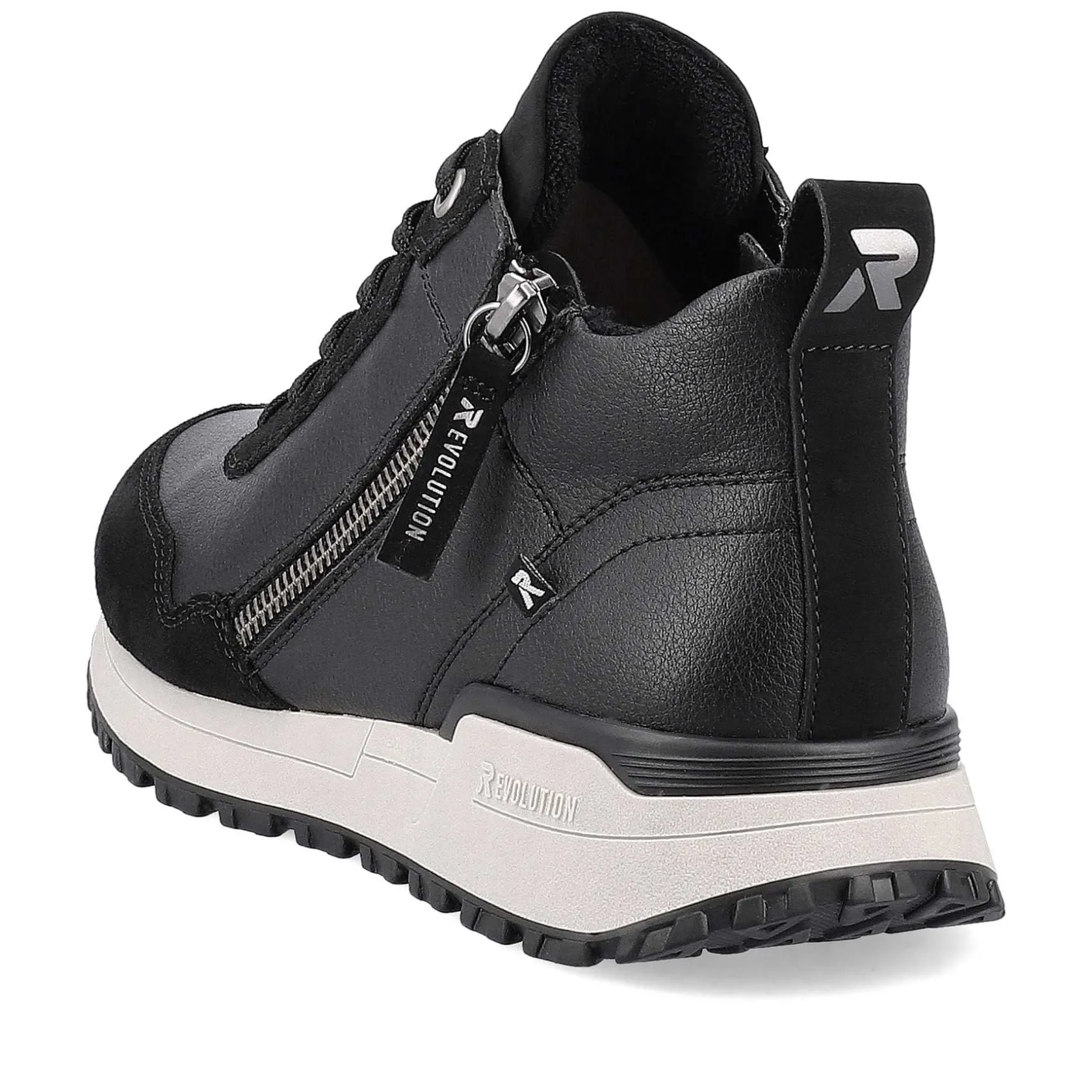 Rieker Sneakers-Women'S Sneaker High Steel Black