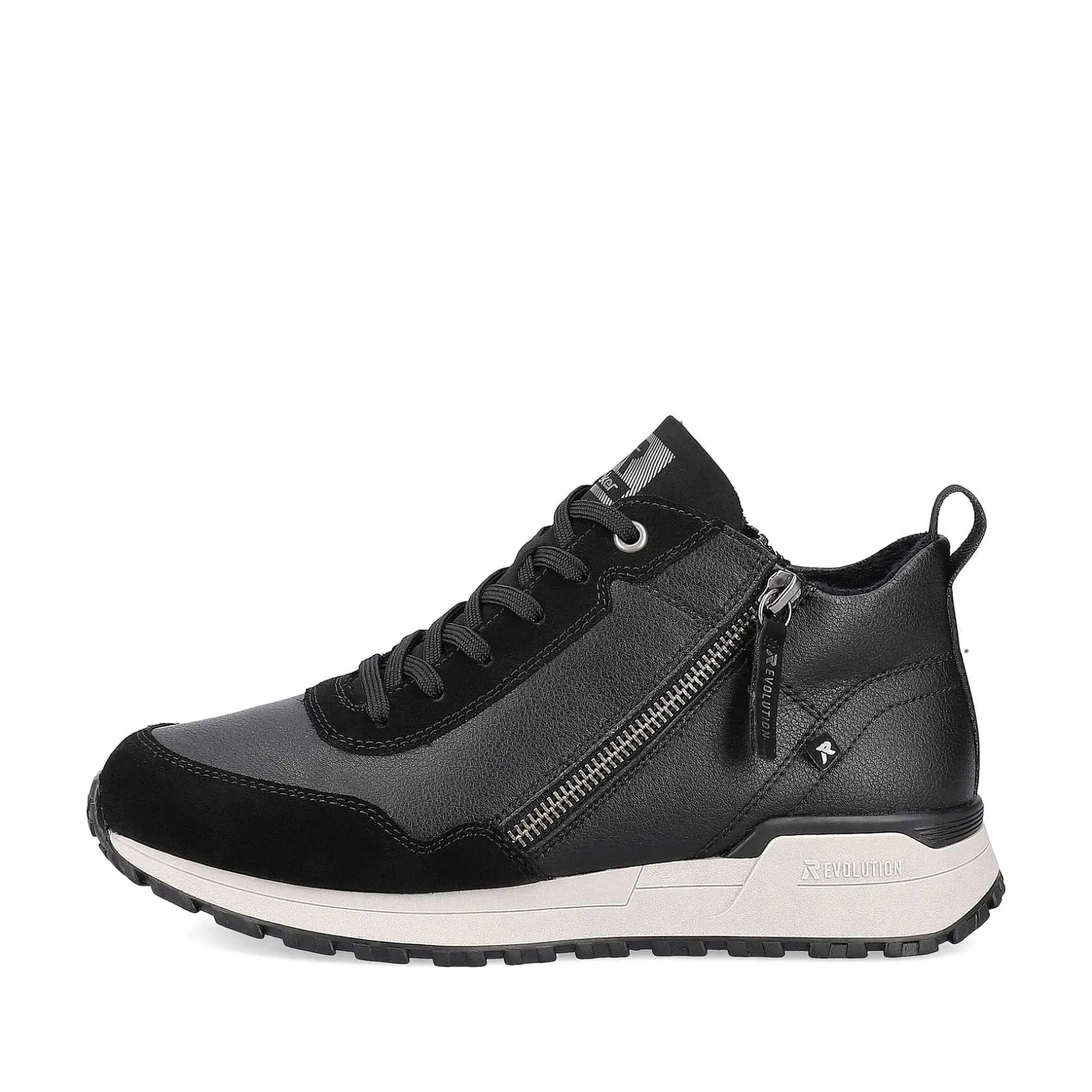 Rieker Sneakers-Women'S Sneaker High Steel Black