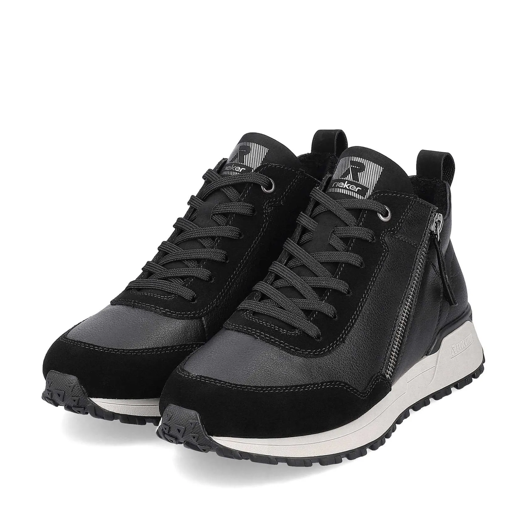 Rieker Sneakers-Women'S Sneaker High Steel Black