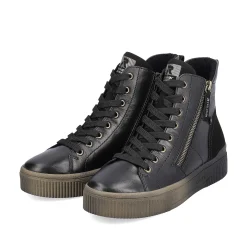Rieker Sneakers-Women'S Sneaker High Urban Black
