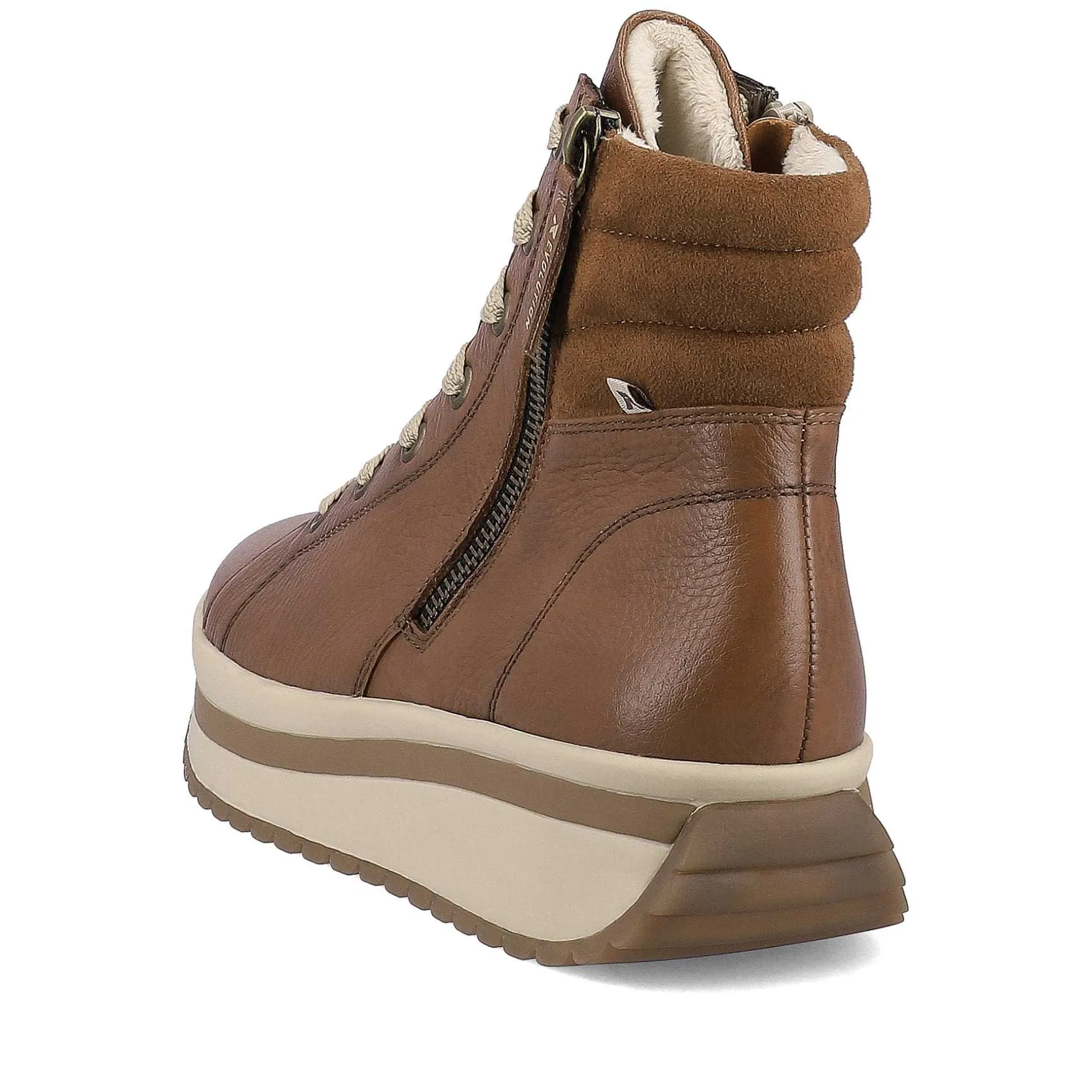 Rieker Sneakers-Women'S Sneaker High Wood Brown