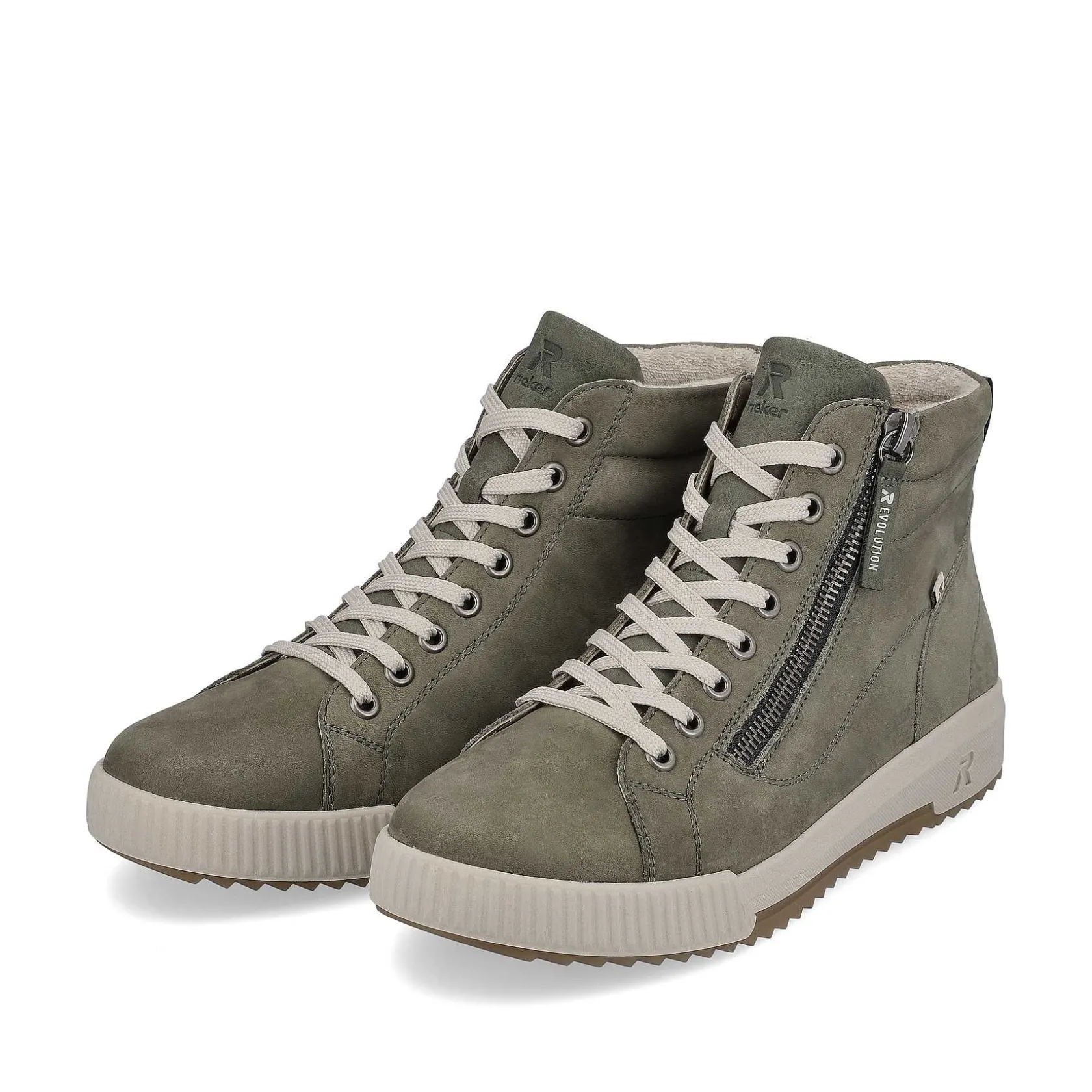 Rieker Sneakers-Women'S Sneaker High Khaki Green