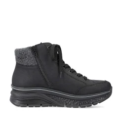 Rieker Sneakers-Women'S Sneaker High Deep Black