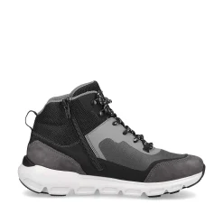 Rieker Sneakers-Women'S Sneaker High Stone-Grey Ocean-Blue