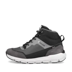 Rieker Sneakers-Women'S Sneaker High Stone-Grey Ocean-Blue