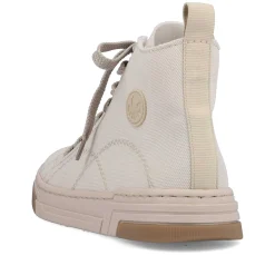 Rieker Sneakers-Women'S Sneaker High White Beige