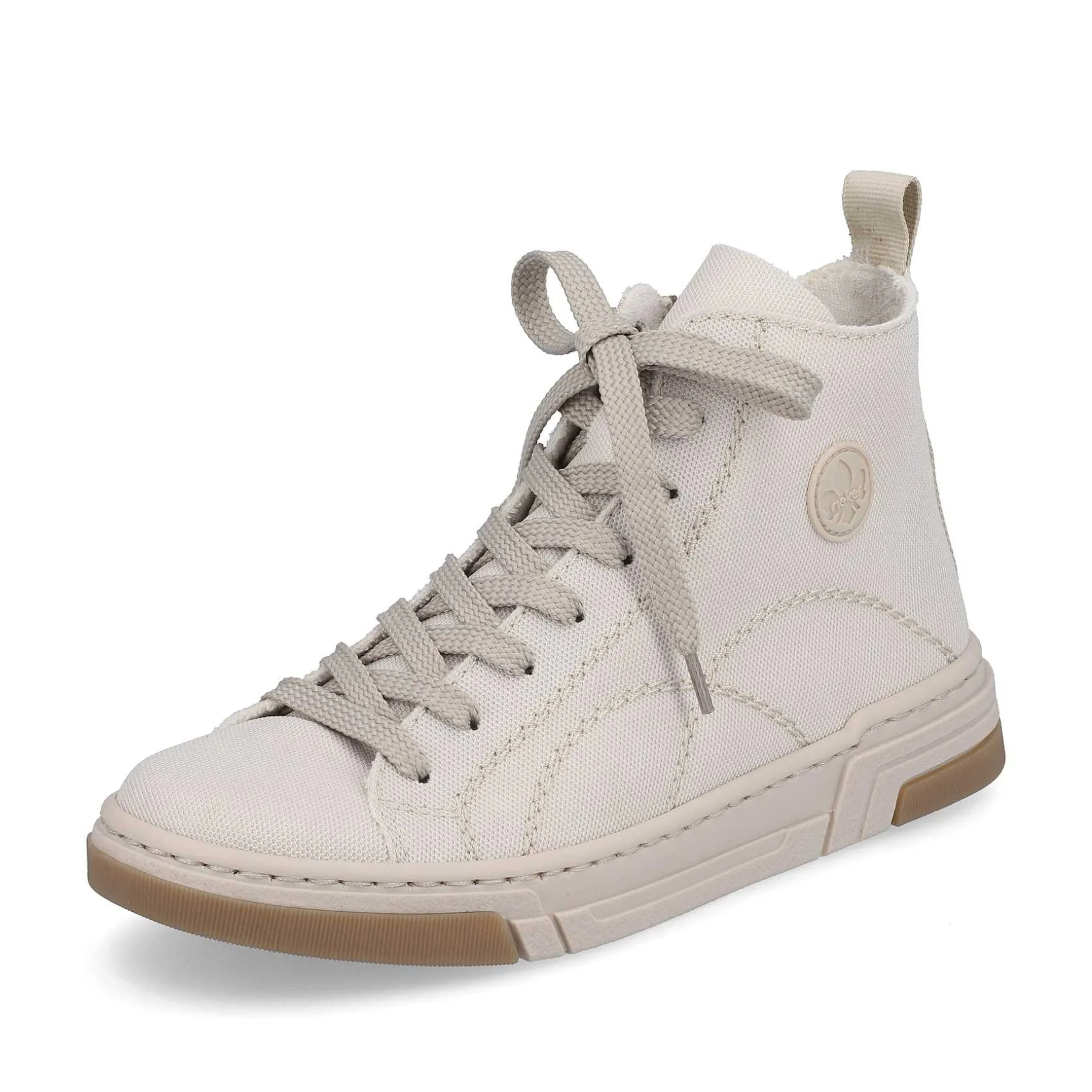 Rieker Sneakers-Women'S Sneaker High White Beige