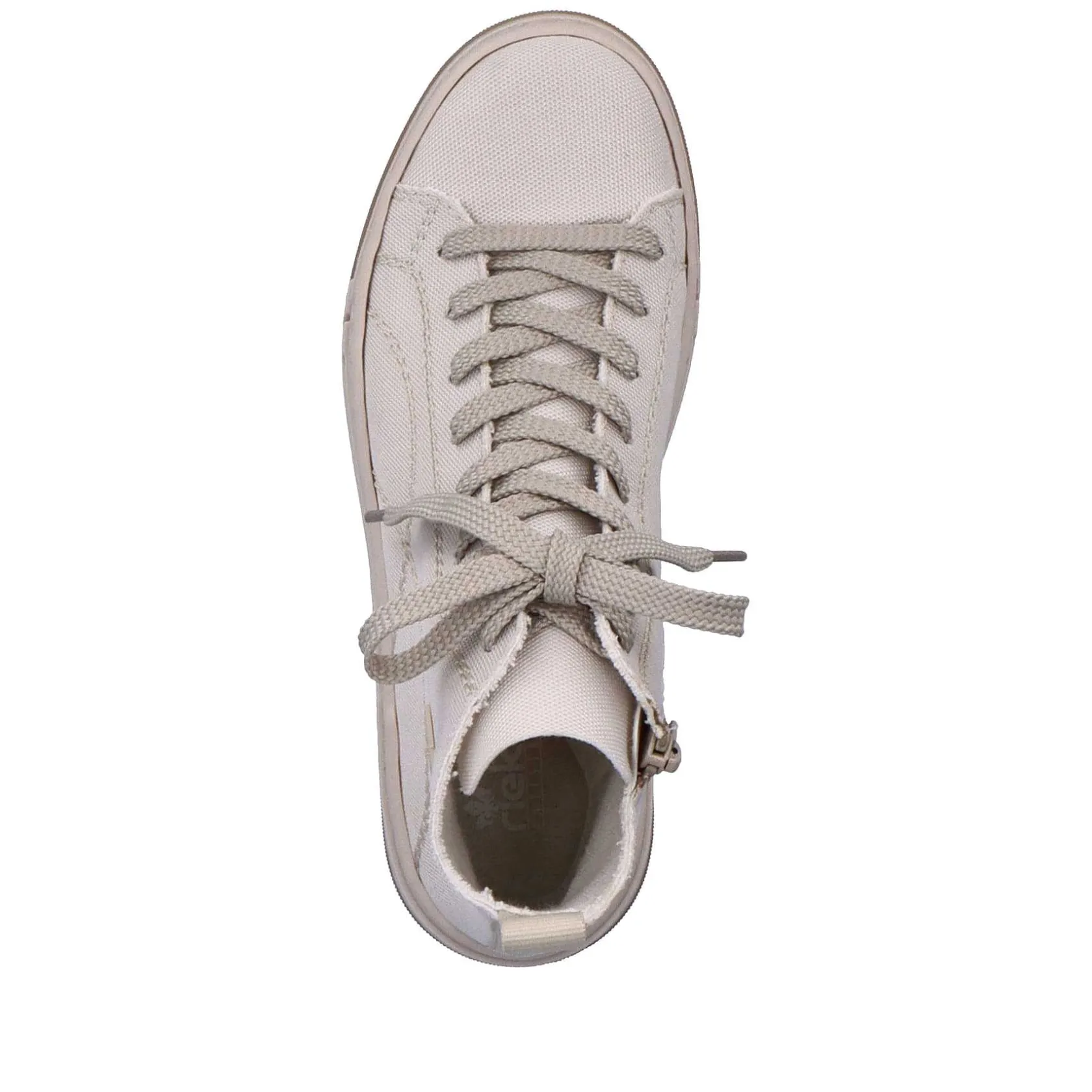 Rieker Sneakers-Women'S Sneaker High White Beige