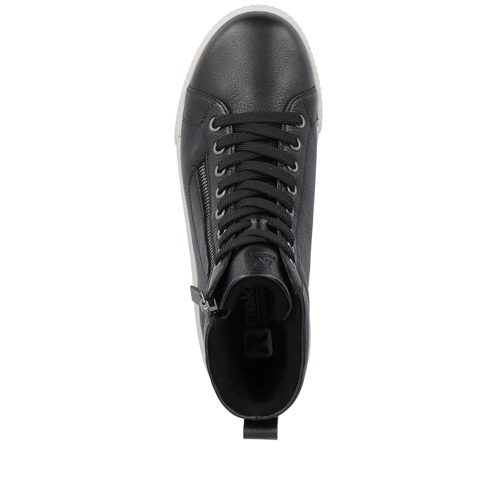 Rieker Sneakers-Women'S Sneaker High Steel Black