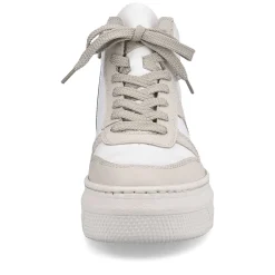 Rieker Sneakers-Women'S Sneaker High Swan White Beige