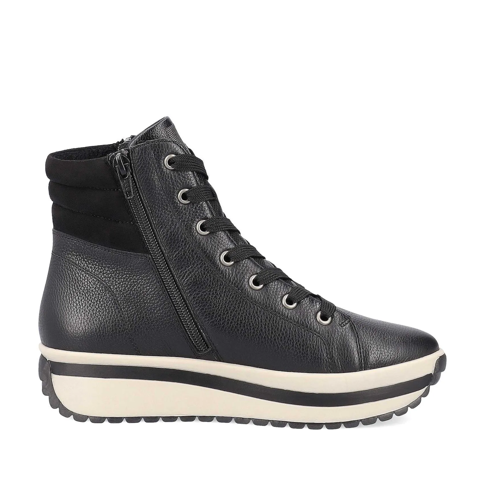 Rieker Sneakers-Women'S Sneaker High Steel Black