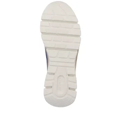 Rieker Sneakers-Women'S Sneaker High Light Beige-Denim Blue