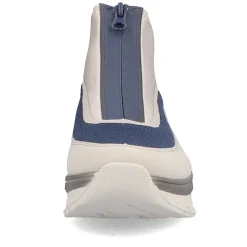 Rieker Sneakers-Women'S Sneaker High Light Beige-Denim Blue