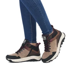 Rieker Sneakers-Women'S Sneaker High Chocolate Brown