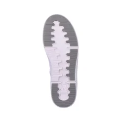Rieker Sneakers-Women'S Sneaker High Swan-White Arctic-Grey Zebra