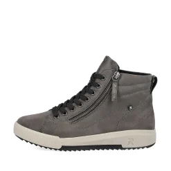 Rieker Sneakers-Women'S Sneaker High Stone Grey