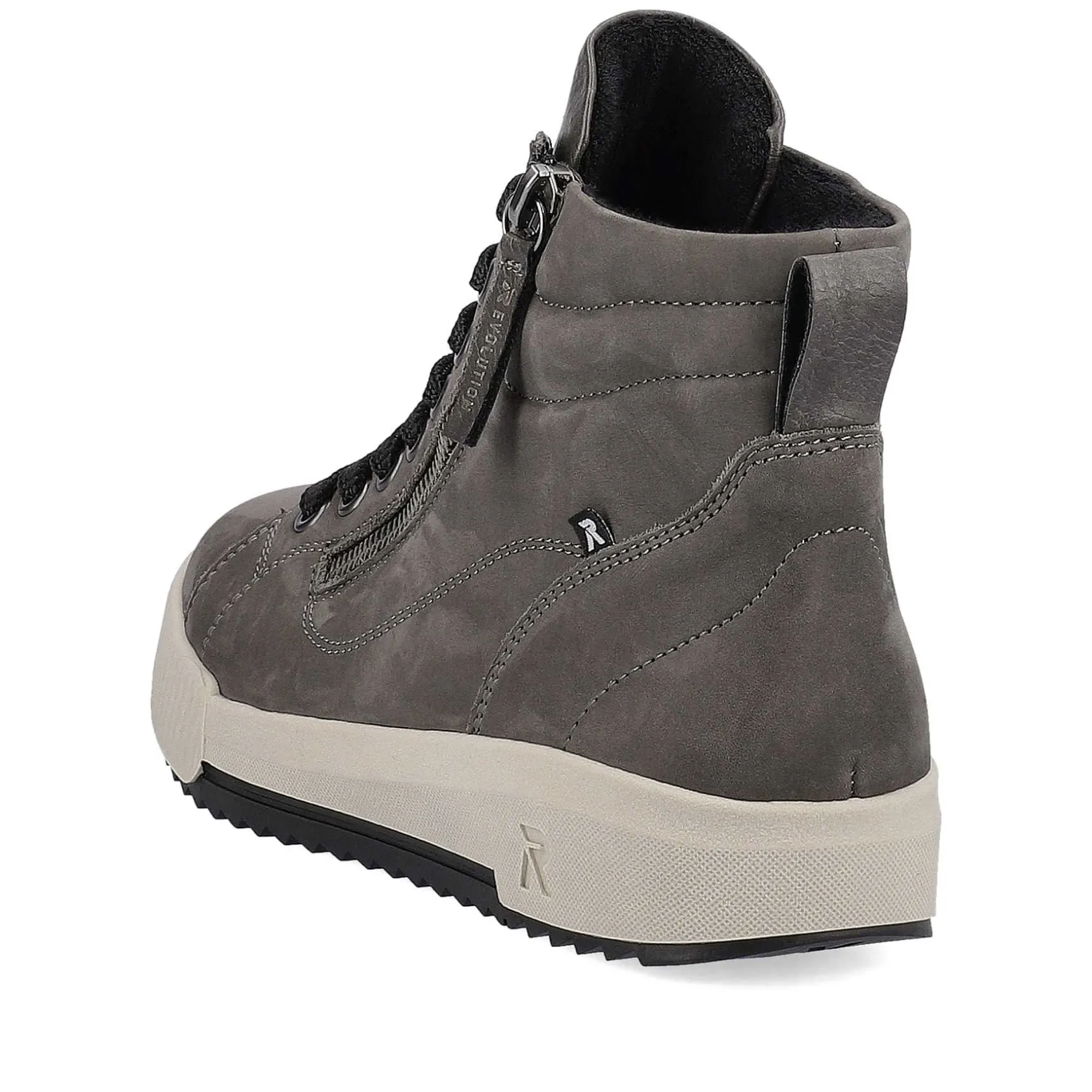 Rieker Sneakers-Women'S Sneaker High Stone Grey