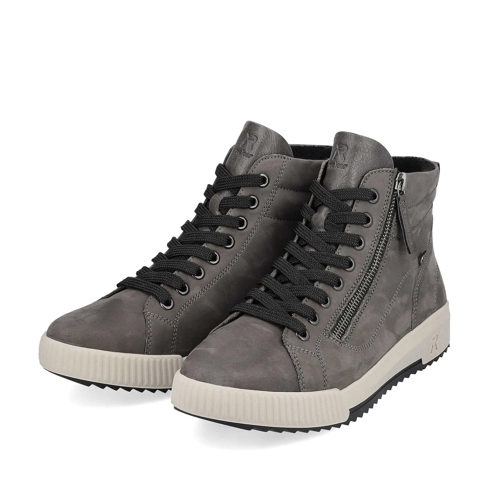 Rieker Sneakers-Women'S Sneaker High Stone Grey
