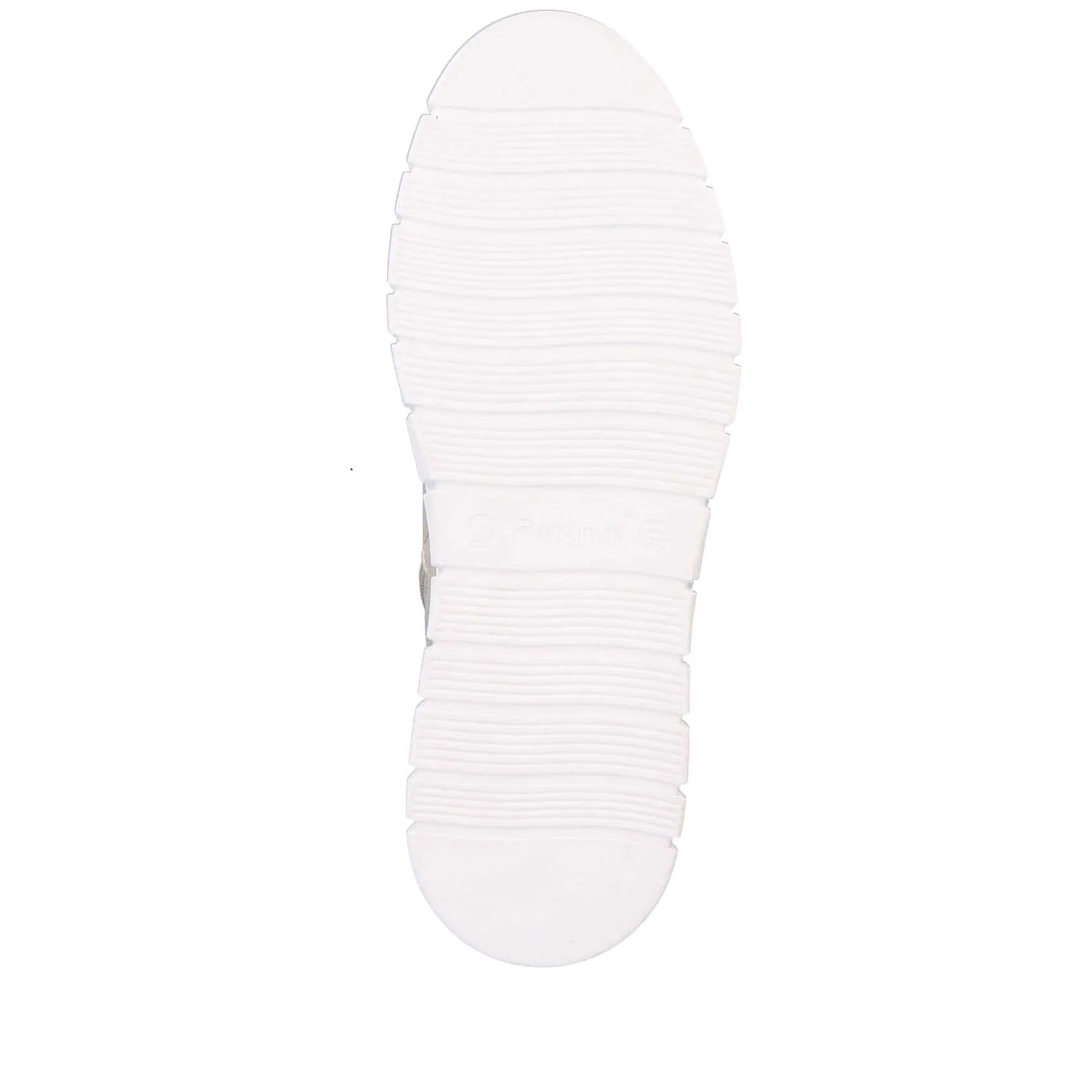Rieker Sporty Styles-Women'S Sneaker High Glitter Gold Frost White
