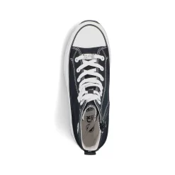 Rieker Vegan-Women'S Sneaker High Deep Black