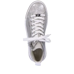 Rieker Sneakers-Women'S Sneaker High Silver Grey